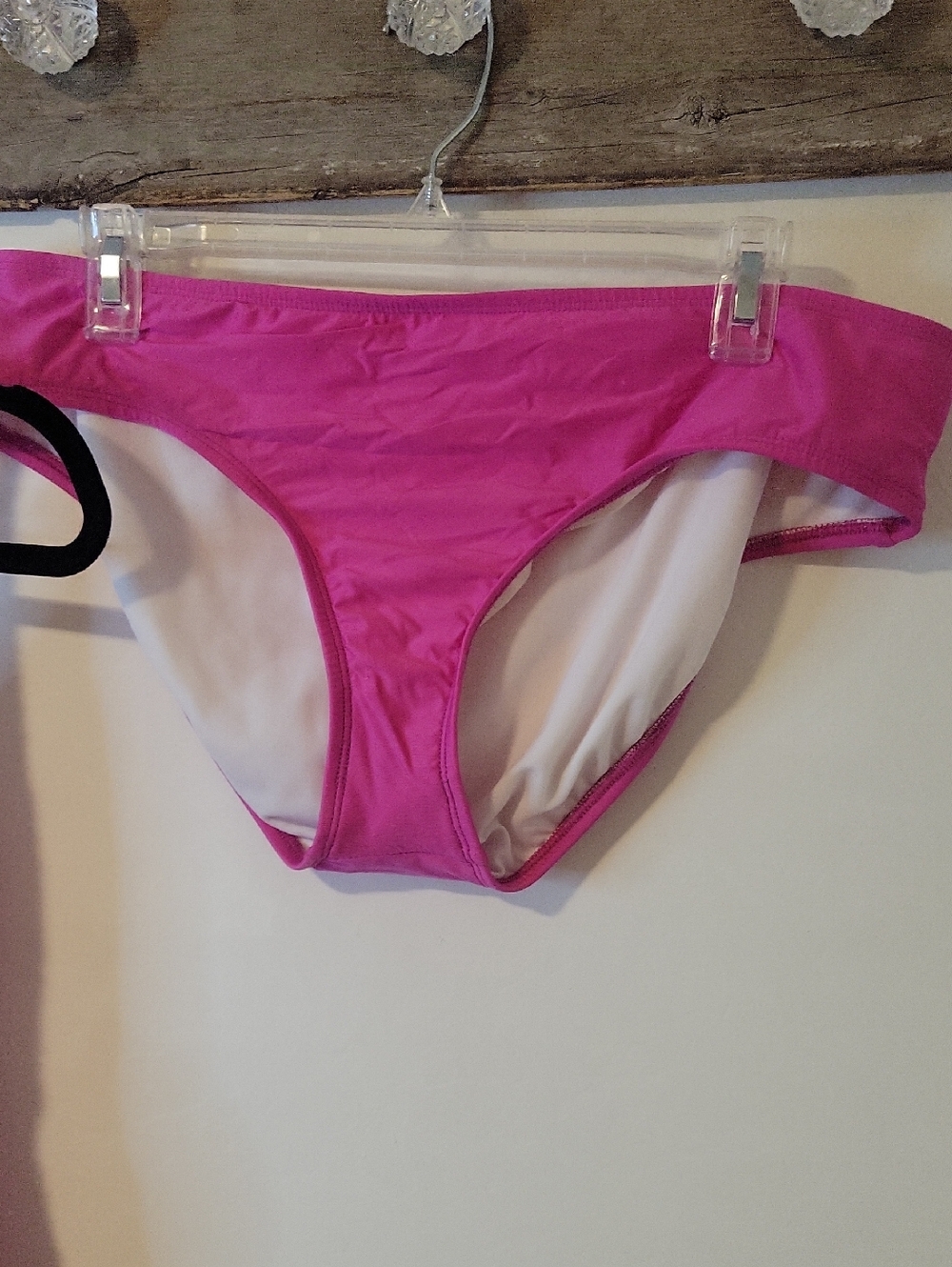 Alex Marie Pink Crochet-Detail Tankini Top and Bikini Bottoms SZ 10 - Picture 3 of 7